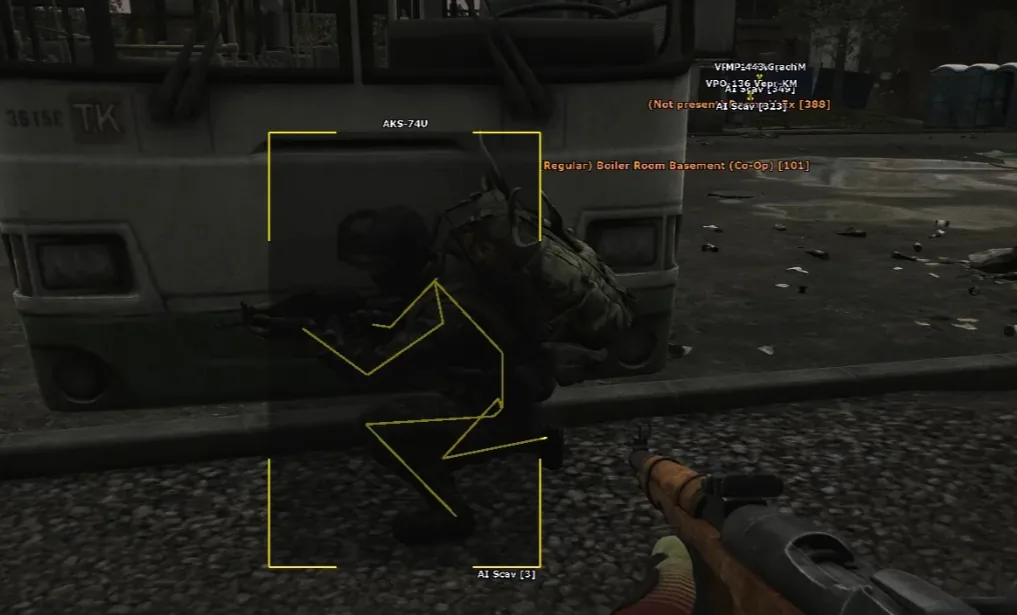 Player reviewing Escape from Tarkov patch notes before a PMC raid